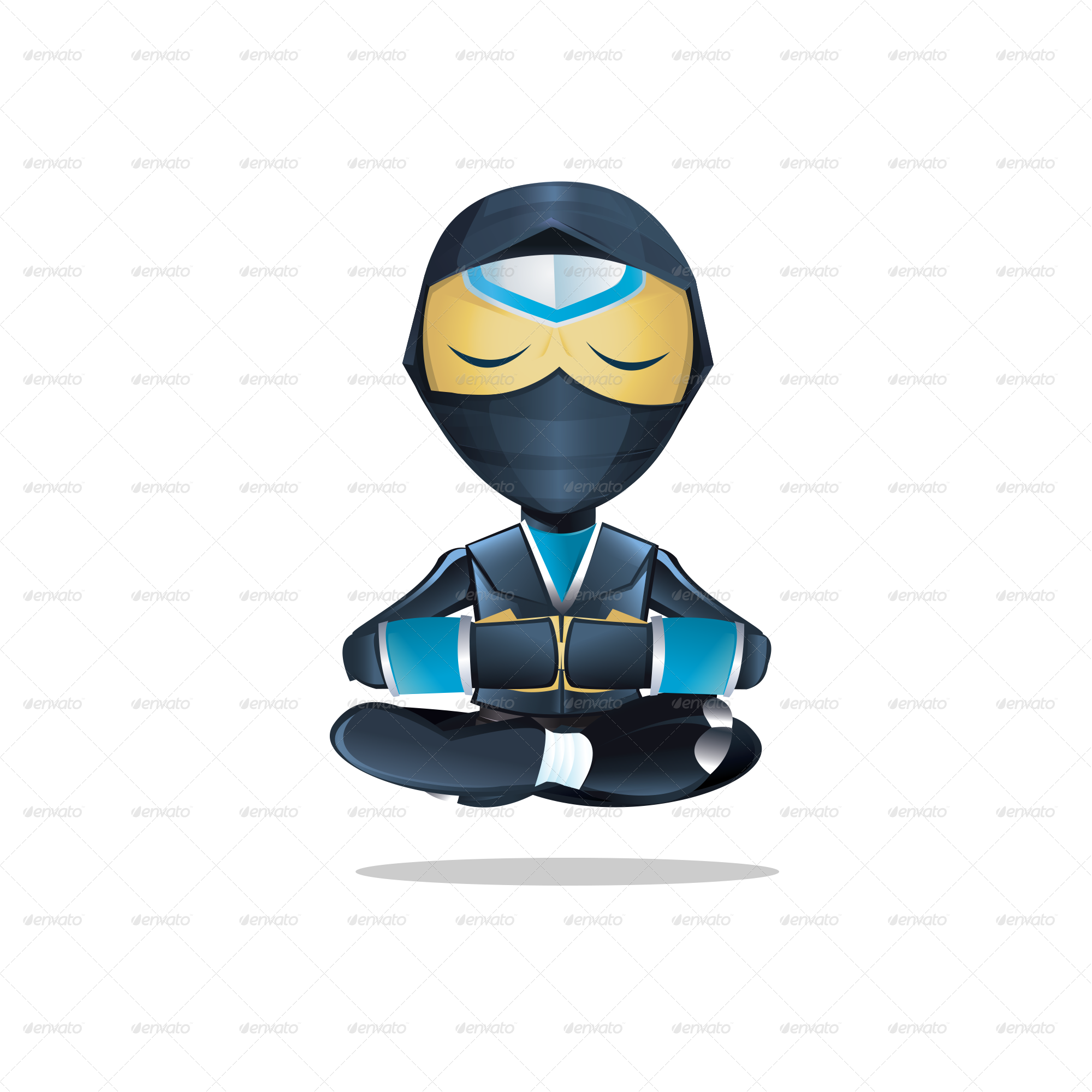 Ninja Mascot Set - Mascot (2000x2000)