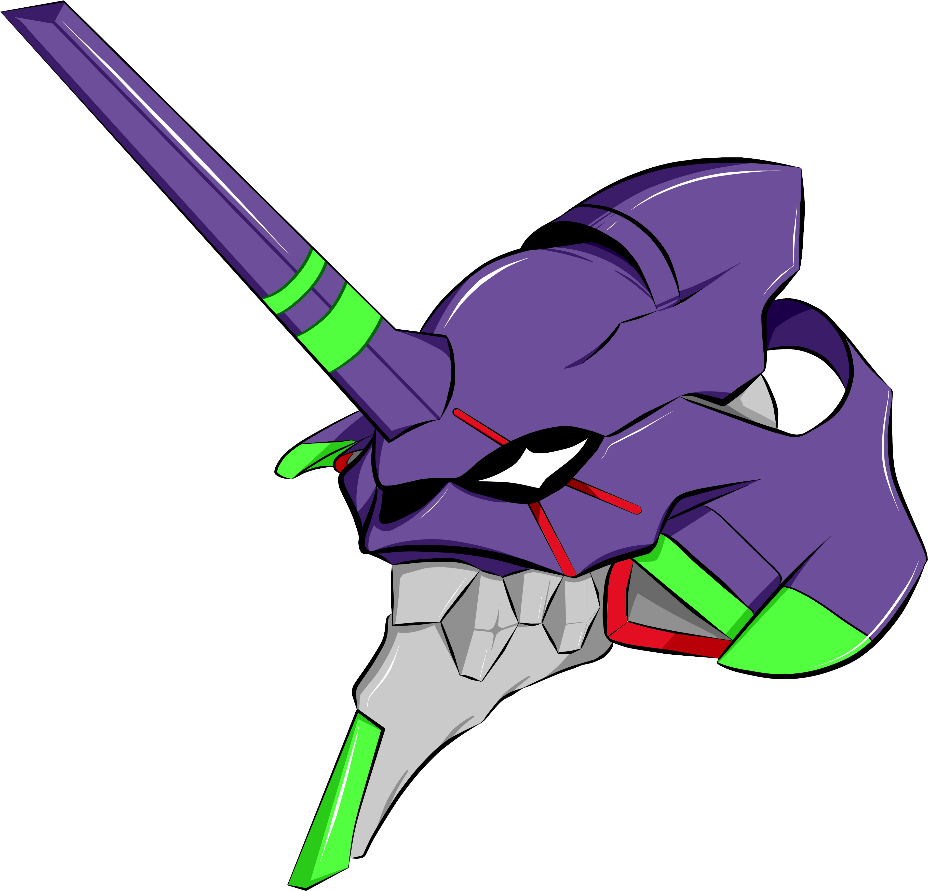 T-shirt Sprite Ice Evangelion Art Neckline - Eva Unit 01 Png (4500x5100)