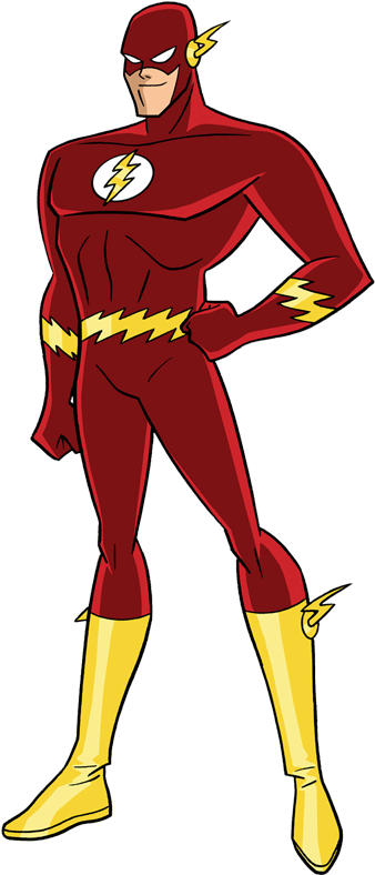 Jl The Flash By Alexbadass - Flash Justice League Cartoon (400x800)