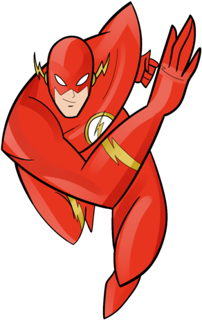 Justice League Unlimited Flash By Budtheartguy - Flash De Justice League Unlimited (400x539)