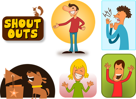 92 Free Images, Illustrations, Vector Graphics - Shout Out Clip Art (463x340)