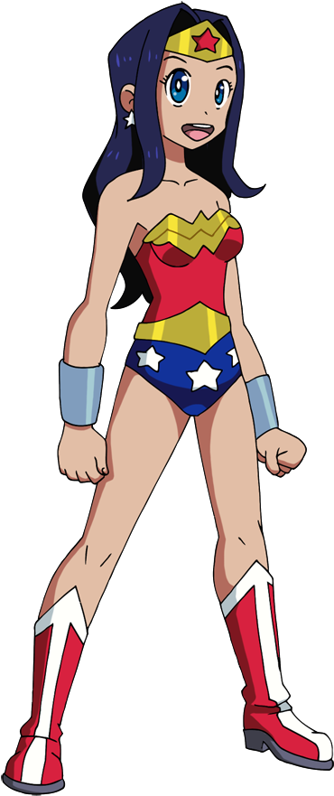 Amazon Pokemon Trainer By Glee-chan - Wonder Woman Pokemon (424x900)