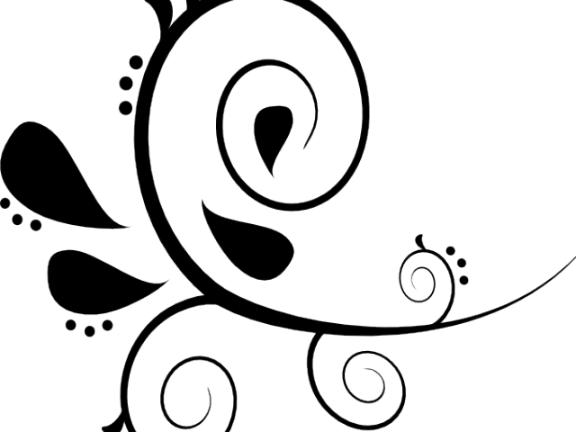 Free Flourish Clipart - Girl Swirl Heart Rubber Stamp By Drs Designs (640x480)