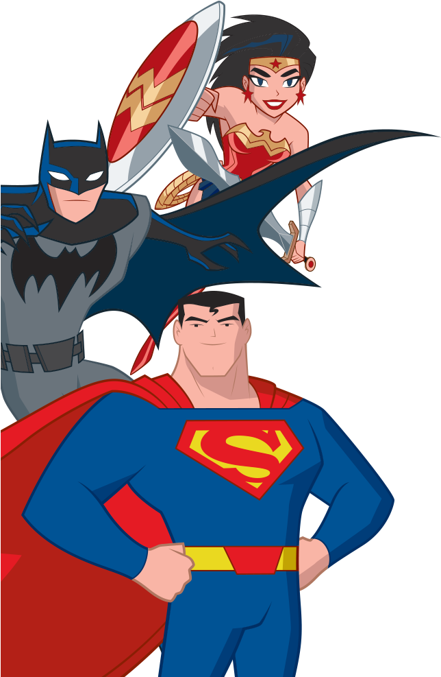 Batman Nachos - Justice League Cartoon Png (643x1121)