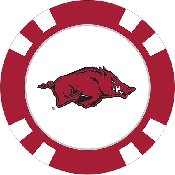 Arkansas Razorbacks Poker Chip Ball Marker - Toronto Blue Jays Png (600x600)