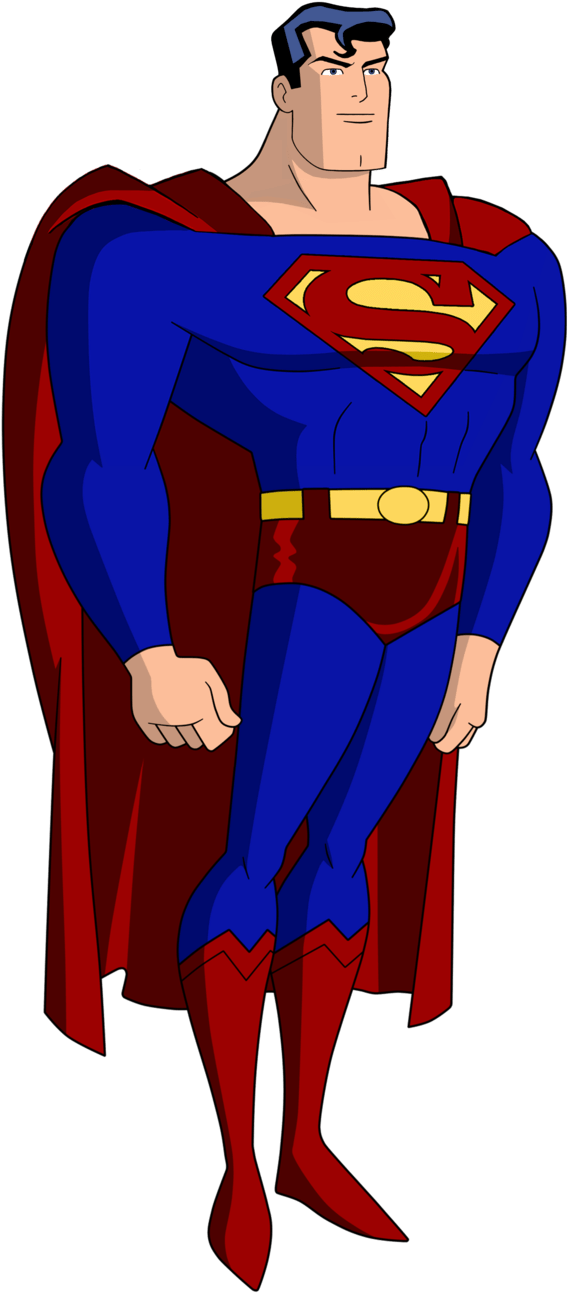Justice League Animated Superman (604x1321)