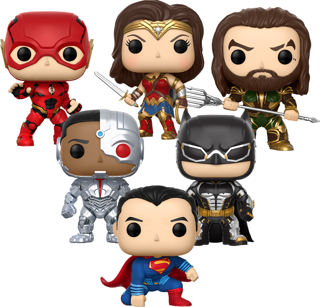 Justice League - Justice League Pop Figures (1100x1056)