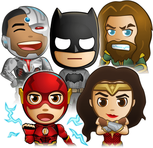 Stickers Messages Sticker-9 - Justice League Snapchat Stickers (600x600)
