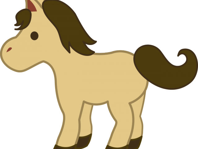 Pony Clipart Cream Colored - Foal Clipart (640x480)