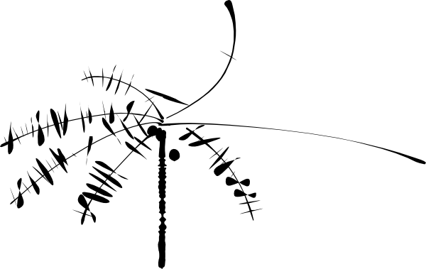 Coconut Tree With Long Branch Clip Art At Clker - Coconut Tree Clip Art (600x379)