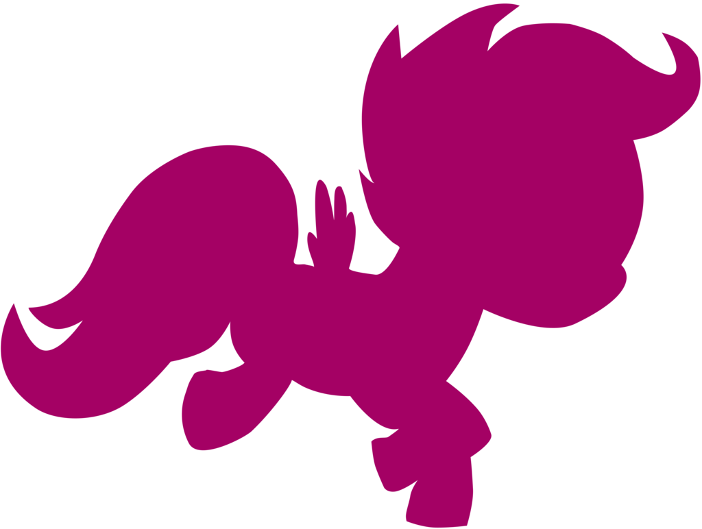 Isaunter, Safe, Scootaloo, Silhouette, Solo - Illustration (1024x772)