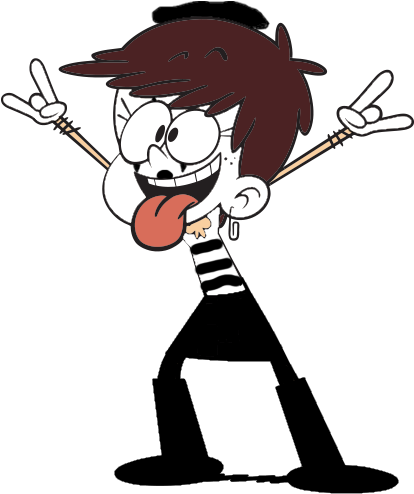 Lincoln Loud And His 10 Sisters As Mimes - Loud House (550x510)