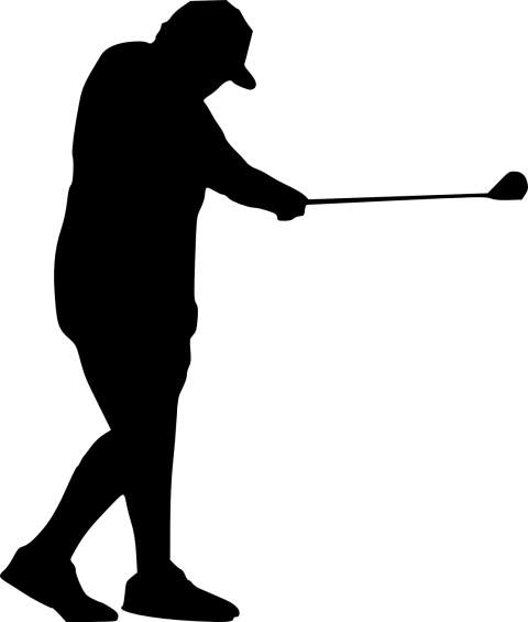Free Png Golfer Silhouette Png Images Transparent - Foursome (golf) (480x565)