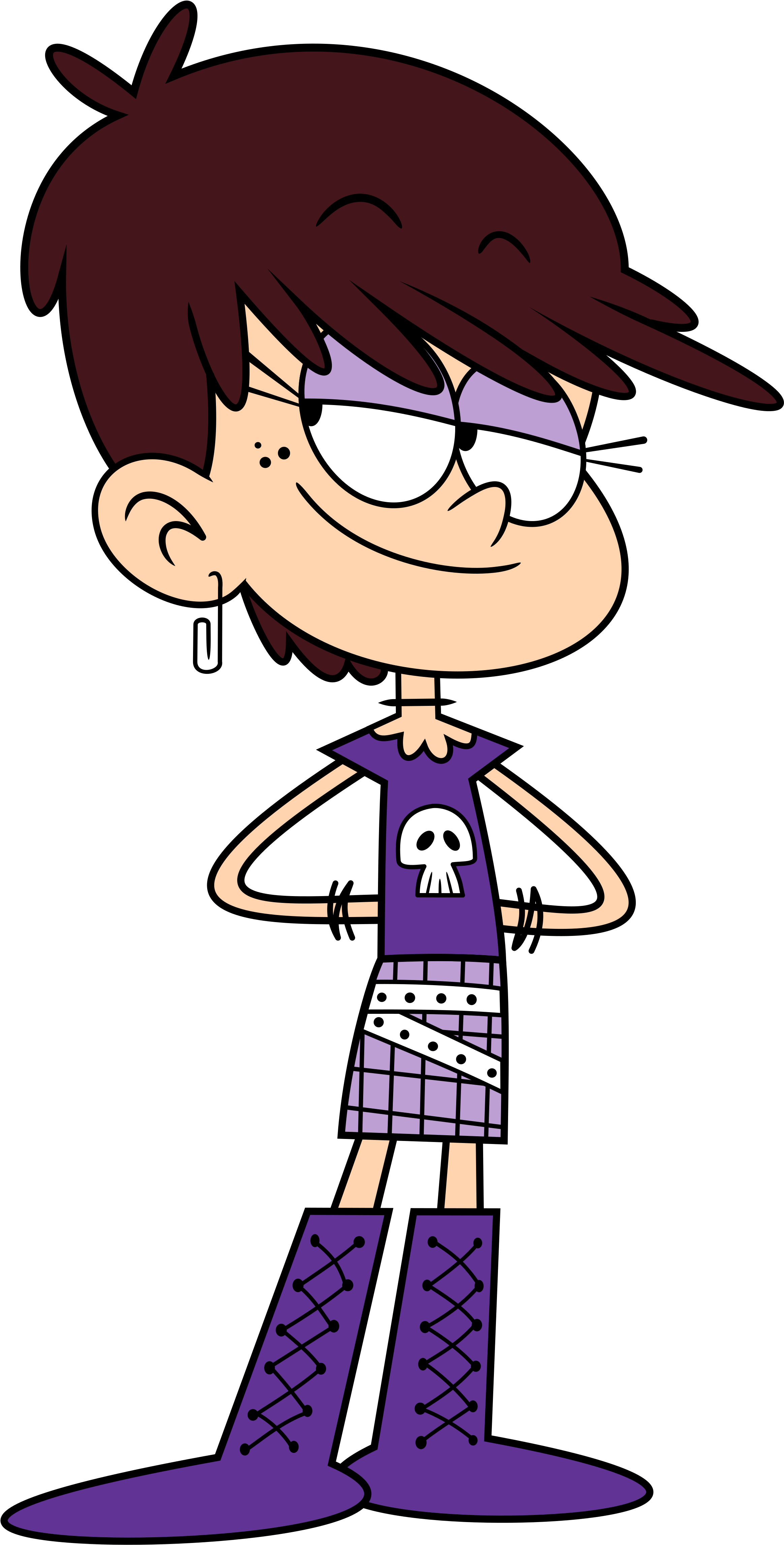 Luna Chill By Toaackar - Cute Luna Loud Vector (3000x4900)