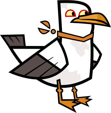 Seagull - Gulls (383x390)