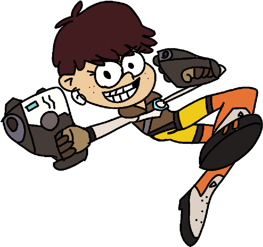 Luna Tracer By Analog Androart Luna Tracer By Analog - Cartoon (1024x892)