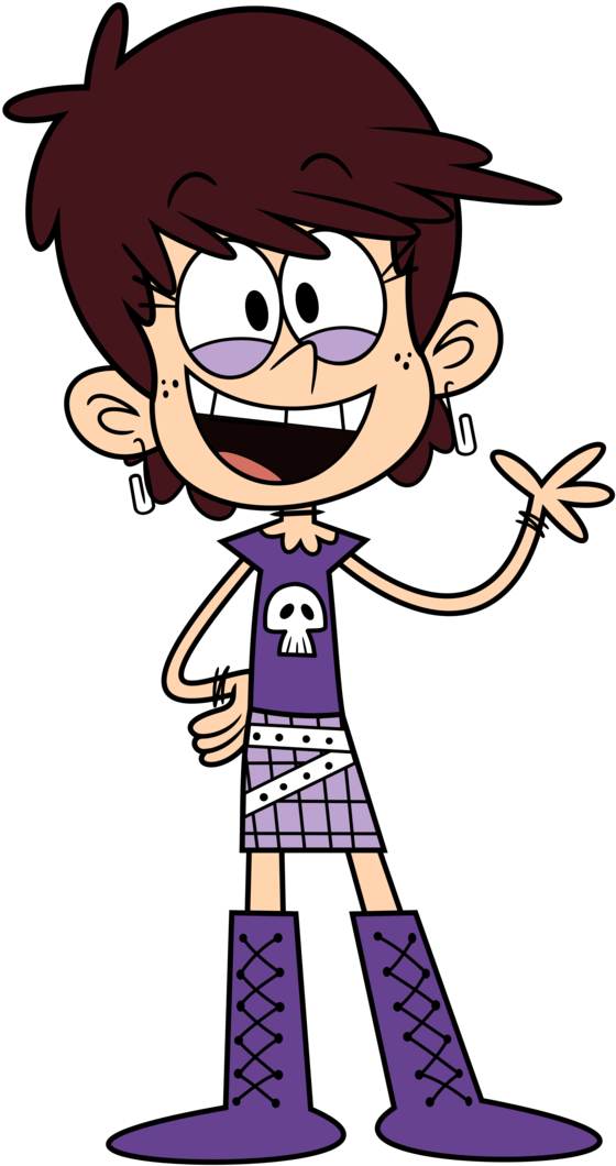 [vector] Luna Waving By Toaackar - Loud House Season 3 Episode 10 (683x1171)