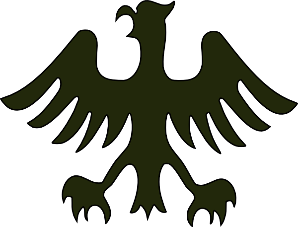 German Eagle - German Clip Art (600x457)
