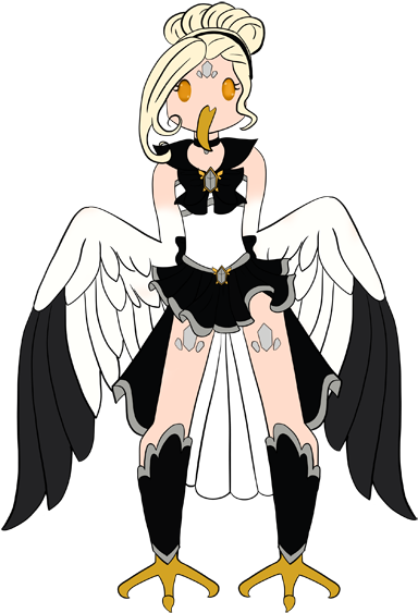 Anthro Quartz Seagull By Purenightshade - Cartoon (428x600)