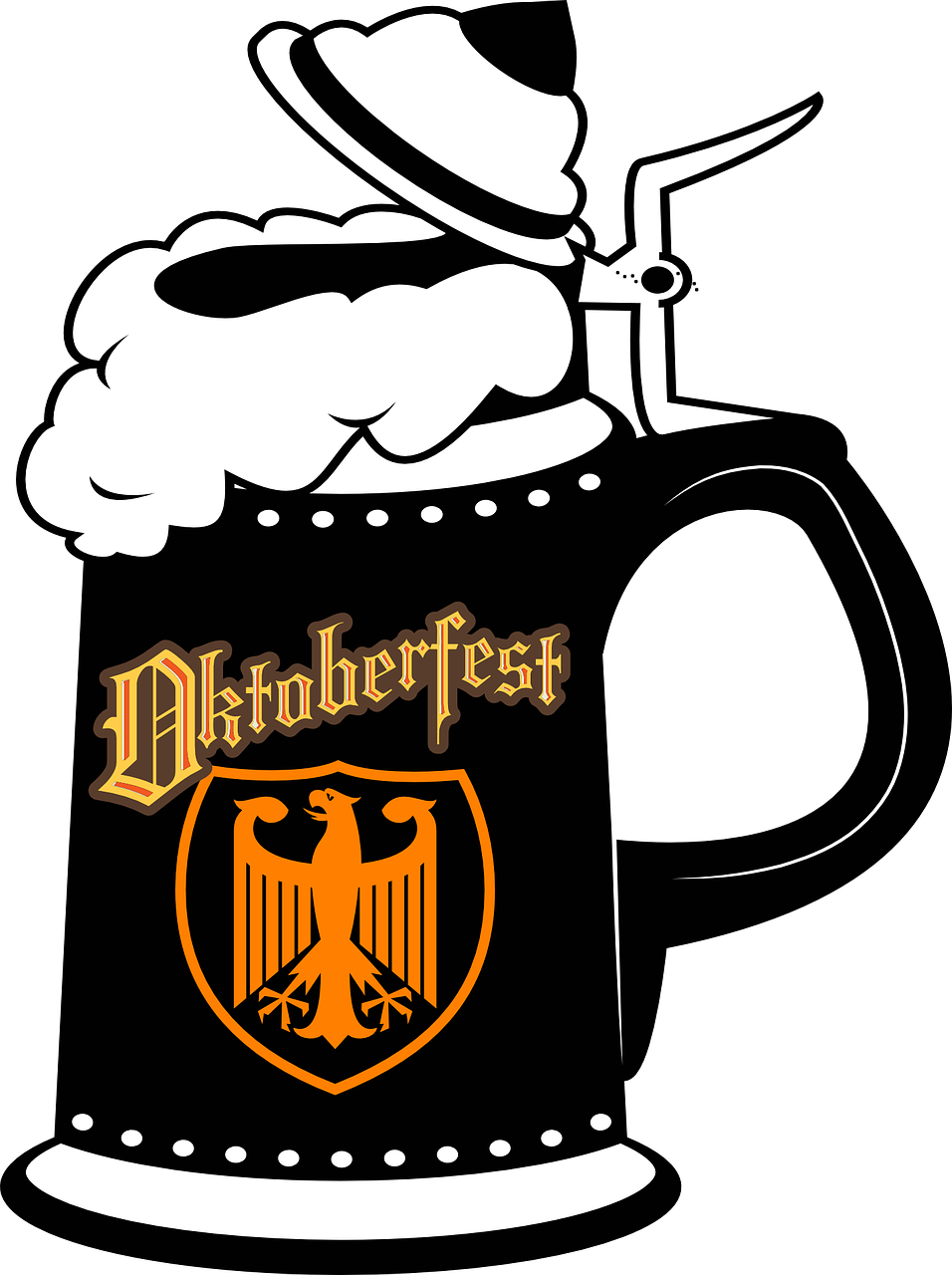 European Travel - Oktoberfest Beer Stein Shirt German October Festival (956x1280)