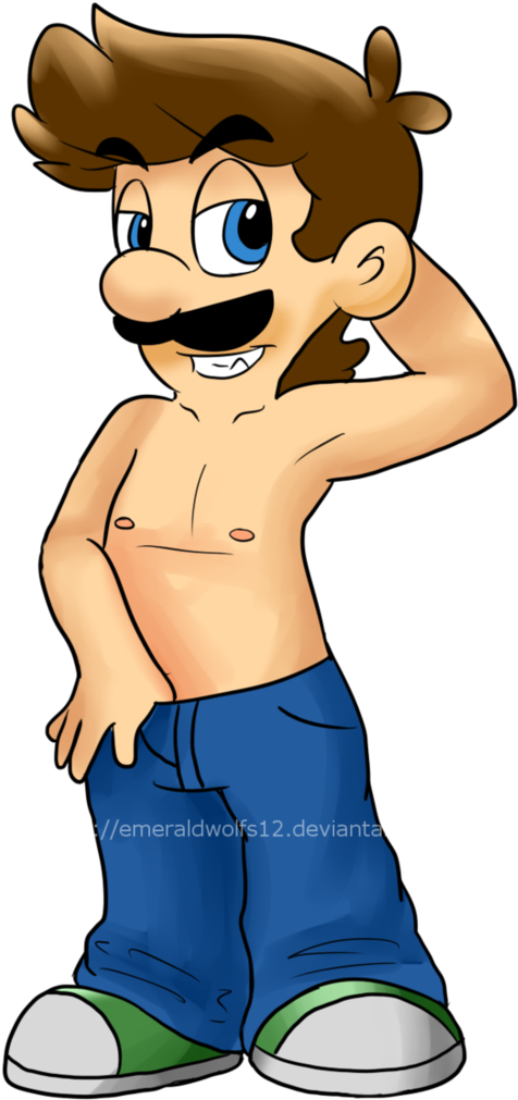 Sexy Luigi By Emeraldwolfs12-d5ecdud - Sexy Luigi (754x1060)