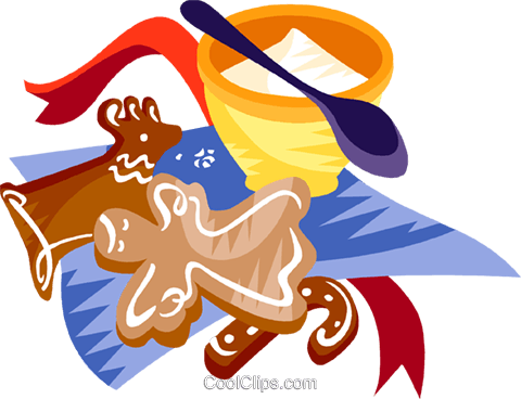 German Christmas Cookies Royalty Free Vector Clip Art - Sugar Clip Art (480x368)