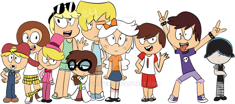 Genderbend Loud House By Lizzyaster On Deviantart - Gender Bender (1024x477)