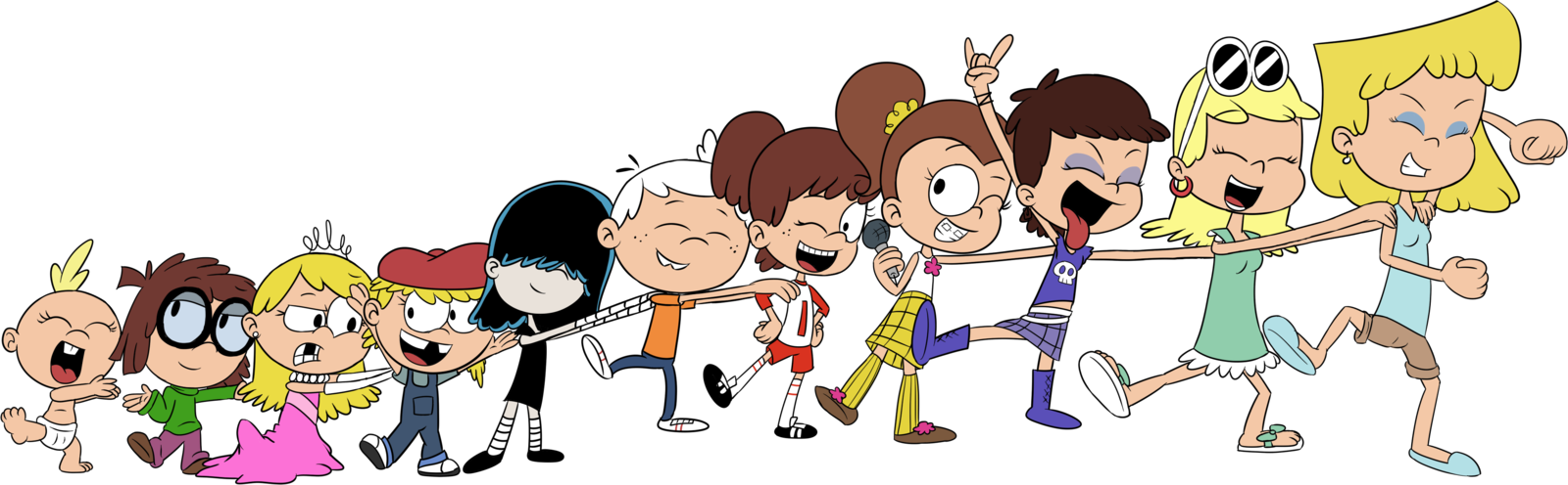 Loud House Fan Art - Loud House Clip Art (1600x496)