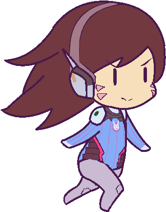 [fananimation] Dva Dva Run By Nasecafe On Deviantart - Cartoon (500x650)