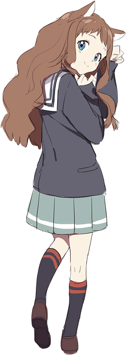 61 Images About Anime/kawaii Transparents On We Heart - Kyoukai No Kanata Ai Png (329x750)