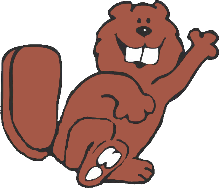 Beaver Clipart Face - Cartoon Beaver No Background (772x652)