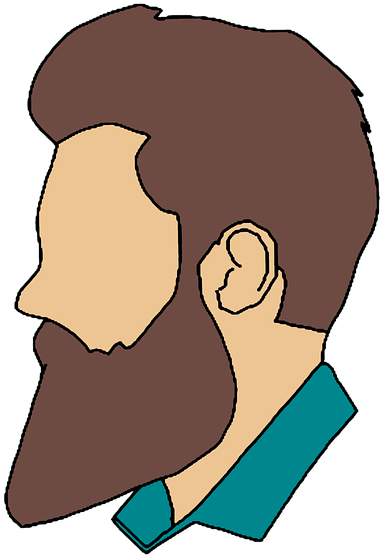 Hanging Monkey Cartoon 16, Buy Clip Art - Beard (720x720)