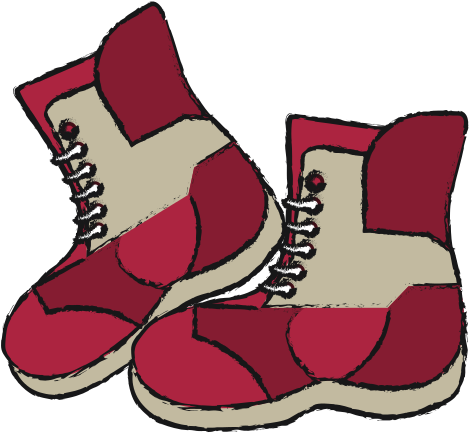 Snow Boots Icon Image - Vector Marketing (550x550)