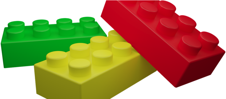 Lego @ Your Library - Лего Детали Пнг (845x321)