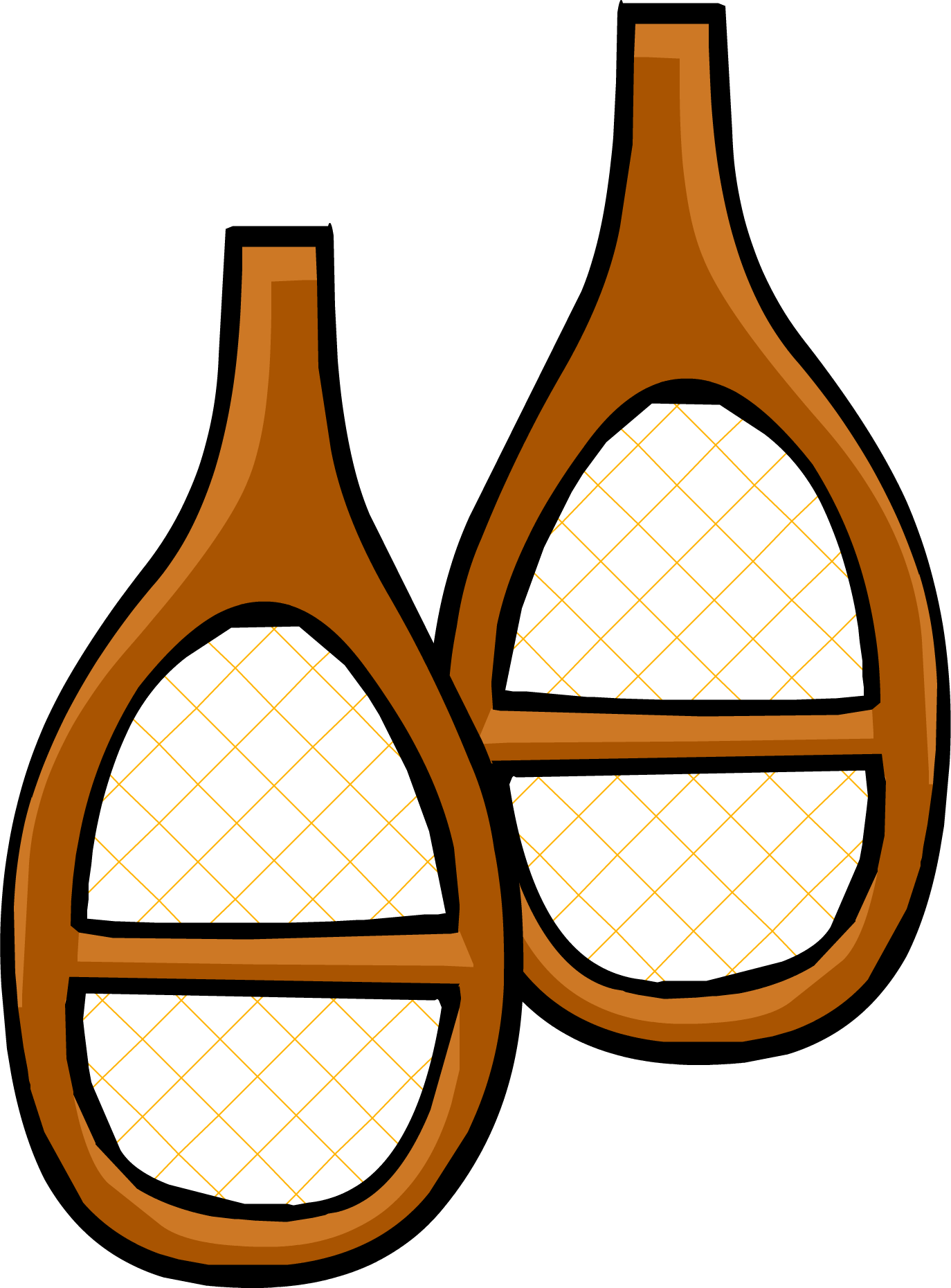 Snowshoes - Club Penguin Snow Shoes (1374x1860)