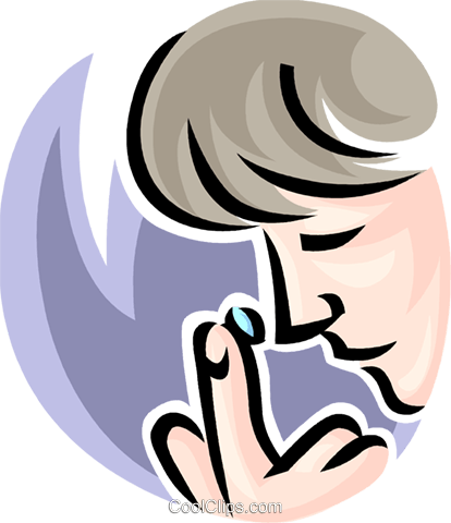 Lens Clipart Clip Art - Contact Lens Clipart Png (414x480)