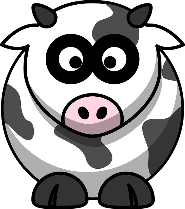 Cartoon Barn Pictures 3, Buy Clip Art - Draw Cartoon Cow (636x720)