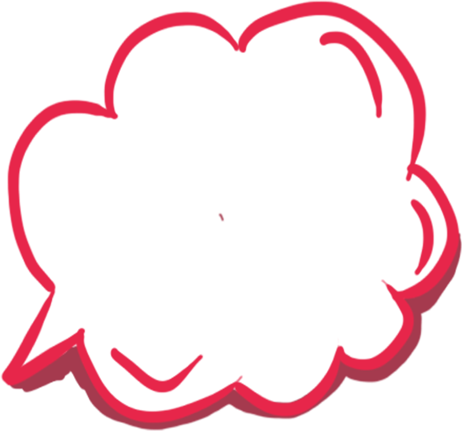 Bubble Thought Clip Art - Nube De Pensamiento Png (1000x1000)