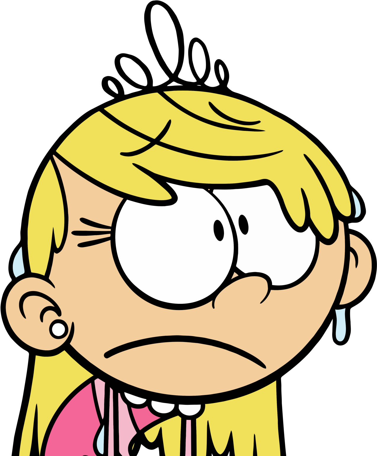 Lola Loud Lincoln Loud Lisa Loud Lori Loud - Loud House Wet Hair (1280x1542)