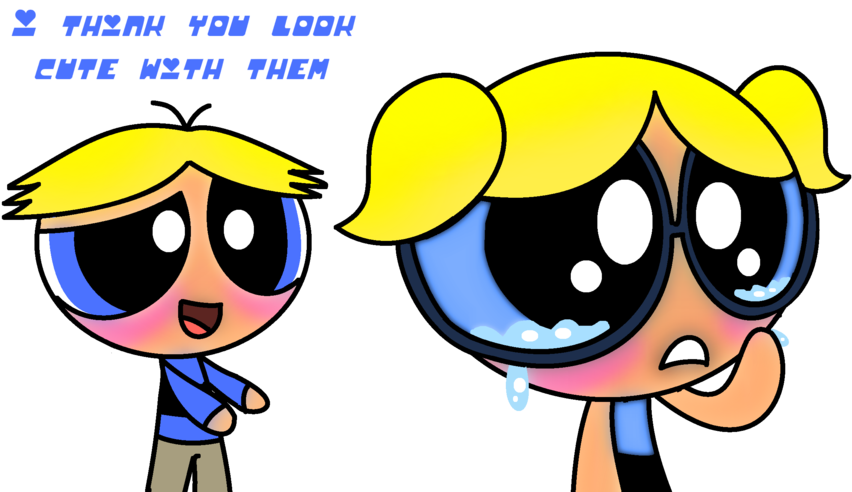 I Think You Look Cute With Glasses By Xxsparklepuffxx - Look Cute In Glasses (900x563)