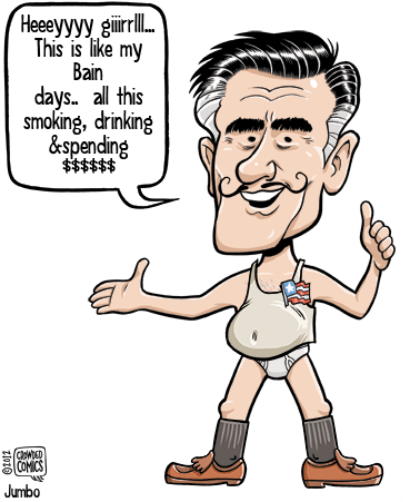 Commander In Briefs - Cartoon (388x467)