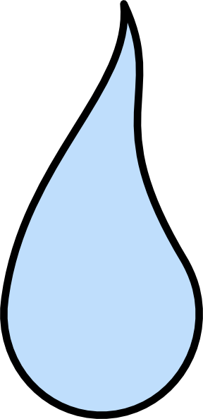 Light Blue Drop Svg Clip Arts 288 X 594 Px - Light Blue Drop Svg Clip Arts 288 X 594 Px (288x594)