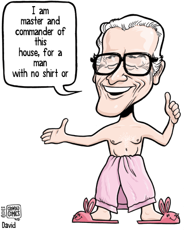 Commander In Briefs - Cartoon (388x467)