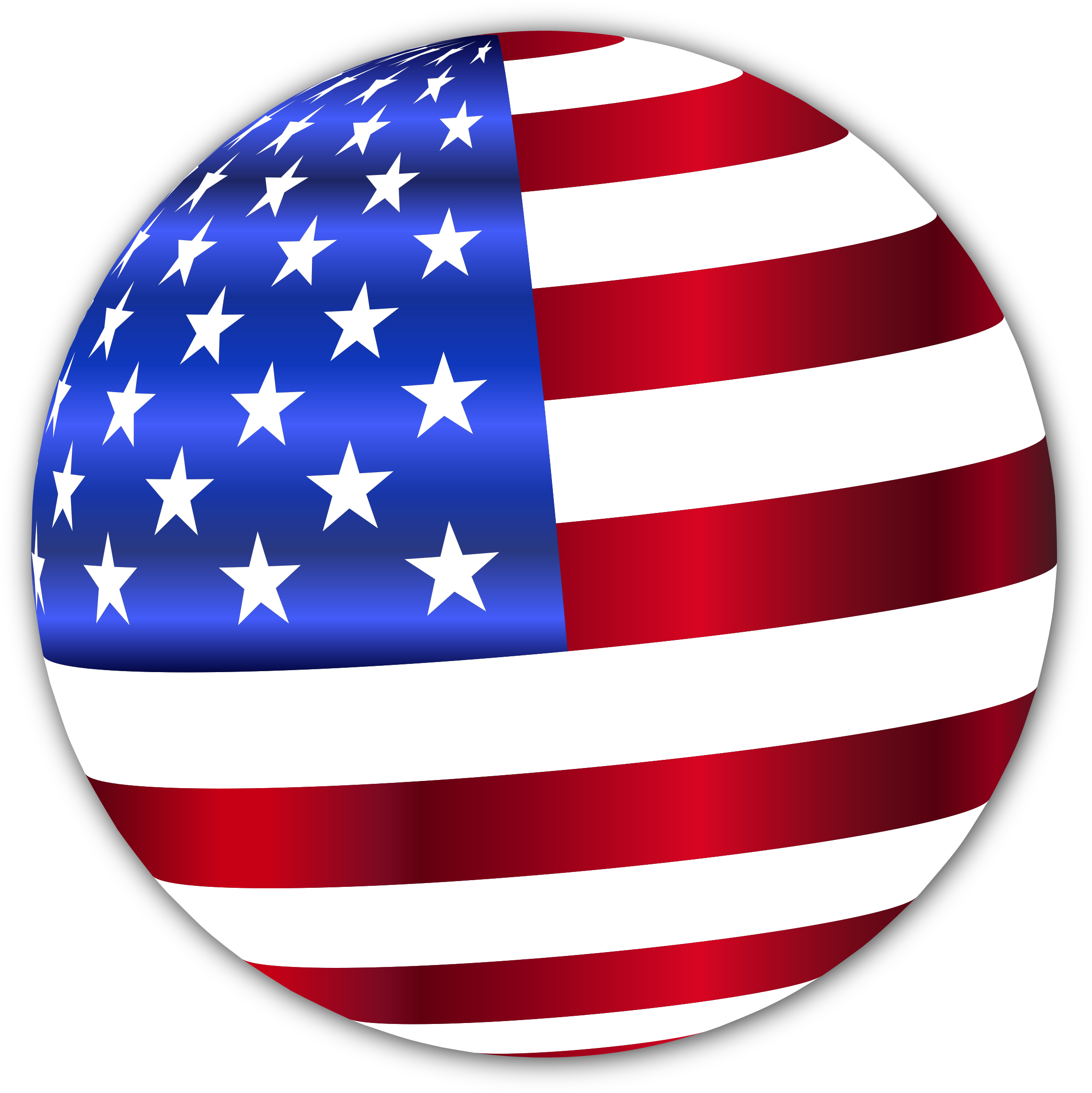 Big Image - Usa Flag Clip Art (2399x2400)