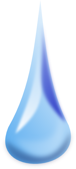 Dew Drop Clipart Transparent - Drop (264x587)