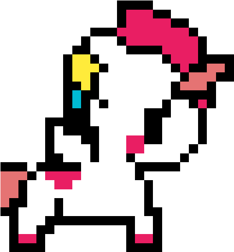 Random Image From User - Kawaii Unicorn Pixel Art (592x592)