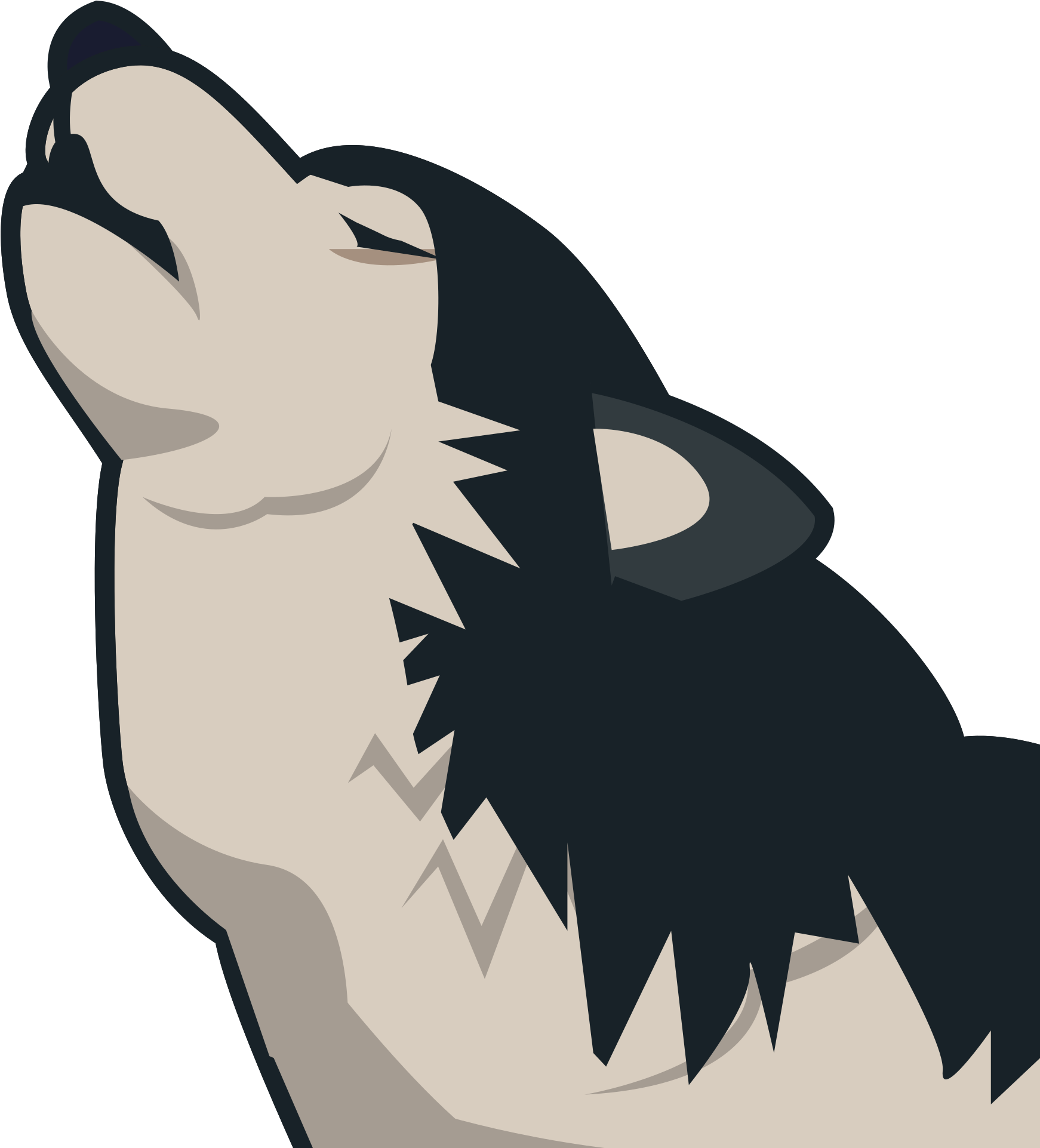 Open - Wolf Discord Emoji (2000x2000)