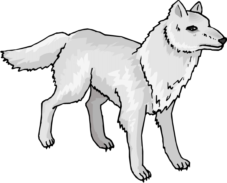 Wolf Clipart Clipart Kostenlose Clipart Clipartlogo - Arctic Wolf Clipart (750x604)