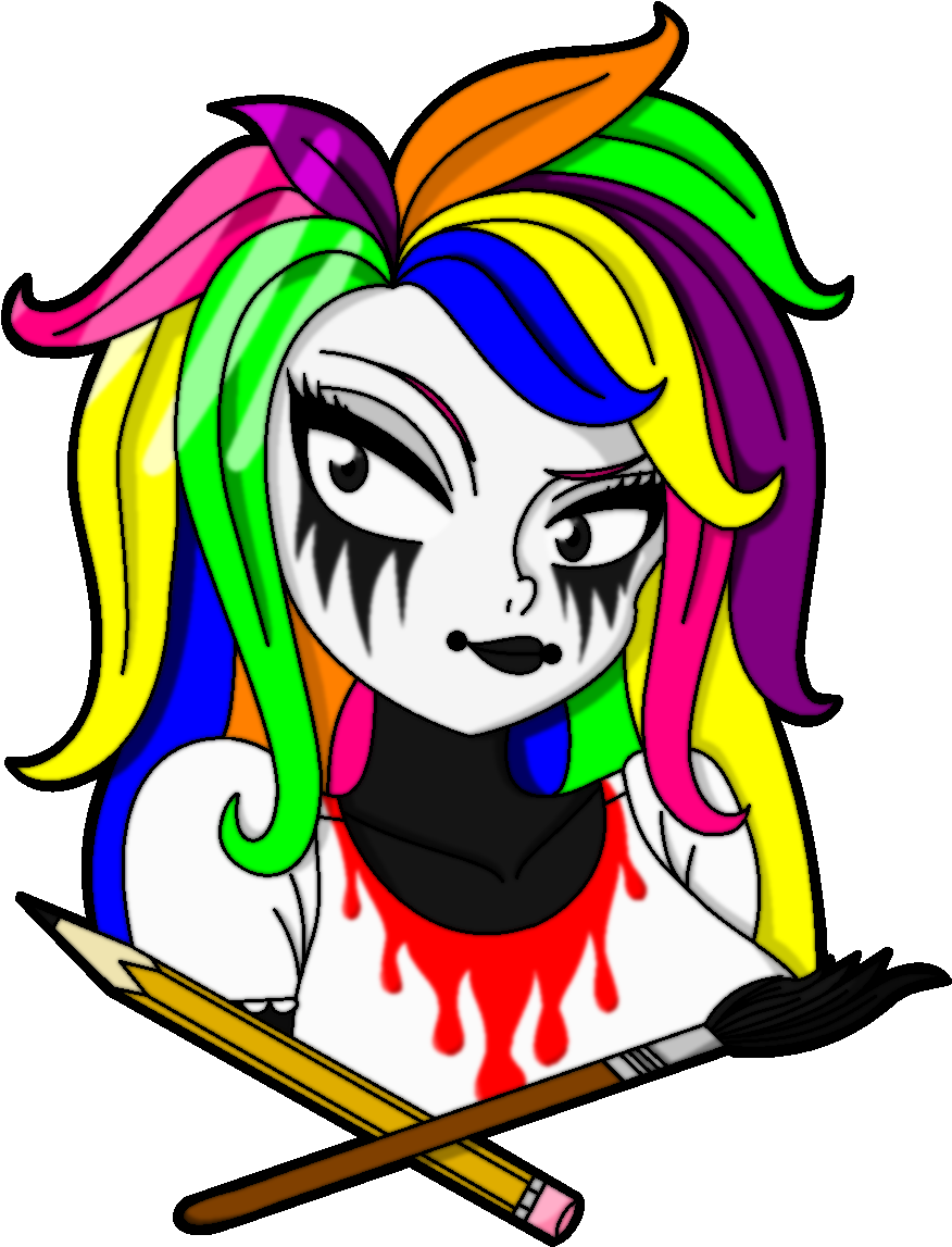 Tangled-tales 885 356 Paige The Notepad By Gandalfgirl579 - Don't Hug Me I'm Scared (900x1168)