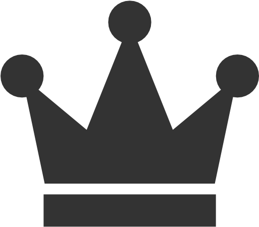 Crown Black And White Pageant Crown Black And White - Black And White Crown (512x512)